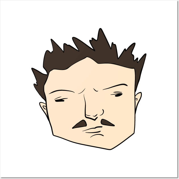 Silly Pedro Pascal Wall Art by CosmicWitch616